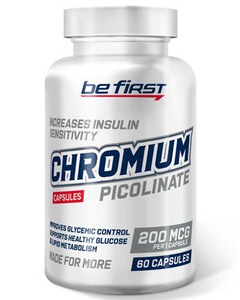 Be First Chromium Picolinate 60 caps