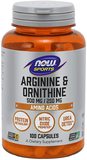 NOW Arginine & Ornithine 250 caps