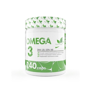 Natural Supp Omega 3 EPA 180 DHA 120 30% 240 caps