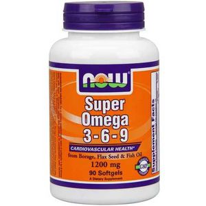 NOW Super Omega 3-6-9 1200 mg 90 sof
