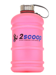 2scoop Бутыль 2.2 L металлическая крышка (Розовый)
