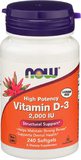 NOW Vitamin D-3 2000 240 caps