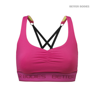 Better Bodies Short Top, Спортивный бюстгальтер розовая
