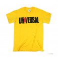 UN Футболка Universal logo желтая