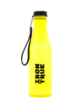 IronTrue Бутылка для воды 750ml (Черная с Желтой Крышкой)