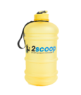 2scoop Бутыль 2.2 L прорезиненный крышка щелчек (Жёлтый)