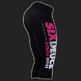 Six Deuce Pink Logo 3/4 Fitness Series Leggings