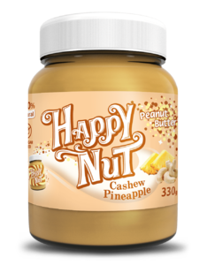Happy Nut Кешью паста с арахисом и ананасом 330 гр