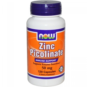 NOW Zinc Picolinate 50 mg 120 caps
