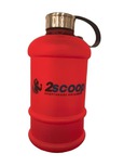 2scoop Бутыль 2.2 L прорезиненный металлическая крышка (Красный)