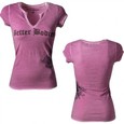 Better Bodies Fitness V-Tee, футболка фиолетовая
