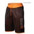 Better Bodies print mesh ,шорты черные с оранжевым