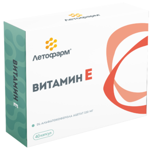 LetoPharm Vitamin E 40caps