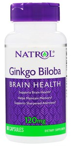 NATROL Ginkgo Biloba 120 mg 60 caps