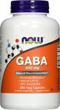 Now GABA 500 mg 200 vcaps