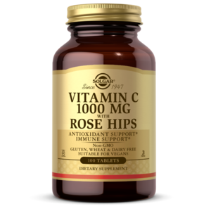 Solgar Vitamin C 1000 mg with Rose Hips 100 tabs