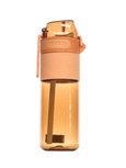 Бутылка для воды Diller DB-002 650 ml (с трубочкой) (Оранжевый)