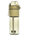 Бутылка для воды Diller DB-002 650 ml (с трубочкой) (Зеленый)